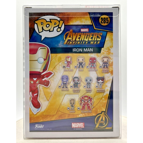 Funko Pop! Marvel Avengers Infinity War Iron Man Target Exclusive #285 F26 - Picture 3 of 6